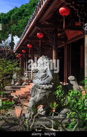 La Pagode Tam Thai sur Thuy Son Mountain, Da nang, Vietnam Banque D'Images