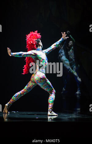 Zürich, Suisse, 04 mars 2018 - Art on Ice, au Hallenstadion Crédit : Ludovica Bastianini/Alamy Live News Banque D'Images