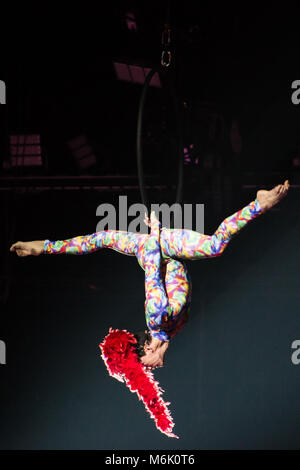 Zürich, Suisse, 04 mars 2018 - Art on Ice, au Hallenstadion Crédit : Ludovica Bastianini/Alamy Live News Banque D'Images