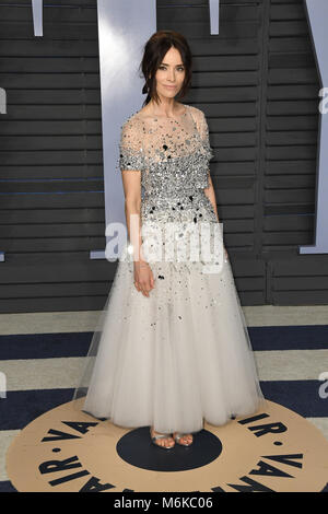 Los Angeles, CA, USA. 4e Mar, 2018. Abigail Spencer. 2018 Vanity Fair Oscar Party après la 90e Academy Awards tenue à l'Wallis Annenberg Center for the Performing Arts. Crédit : Birdie Thompson/AdMedia/ZUMA/Alamy Fil Live News Banque D'Images