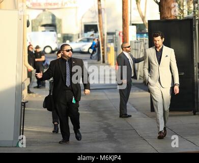 Lupita Nyong'o et Billy Eichner arrivent à la "Jimmy Kimmel Live !" Ce studio comprend : Billy Eichner Où : Hollywood, California, United States Quand : 02 Feb 2018 Credit : WENN.com Banque D'Images