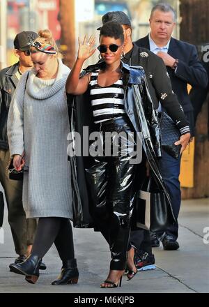 Lupita Nyong'o et Billy Eichner arrivent à la "Jimmy Kimmel Live !" Ce studio comprend : Lupita Nyong'o Où : Hollywood, California, United States Quand : 02 Feb 2018 Credit : WENN.com Banque D'Images