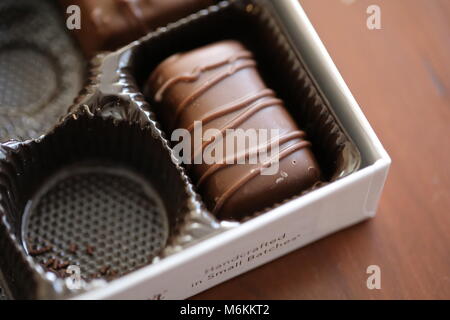 Chocolats artisanaux Banque D'Images