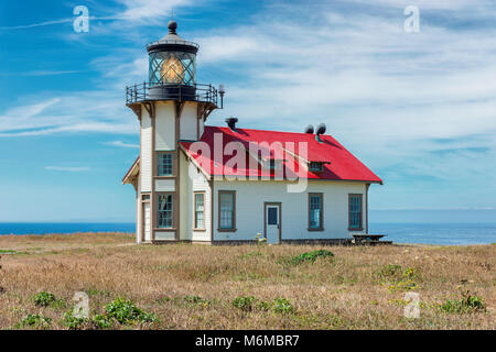 Point Cabrillo Light Station State Historic Park, dans le comté de Mendocino, en Californie. Banque D'Images