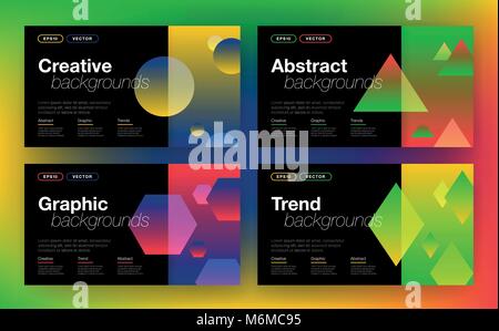Arrière-plan géométrique avec des formes abstraites Illustration de Vecteur