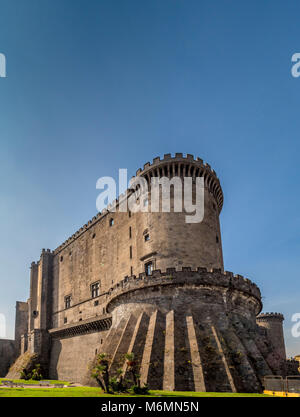 Le Castel Nuovo, Naples, Italie. Banque D'Images