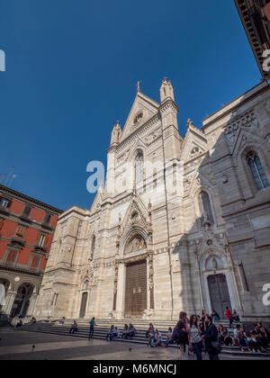 La Cathédrale de Naples, Italie Banque D'Images