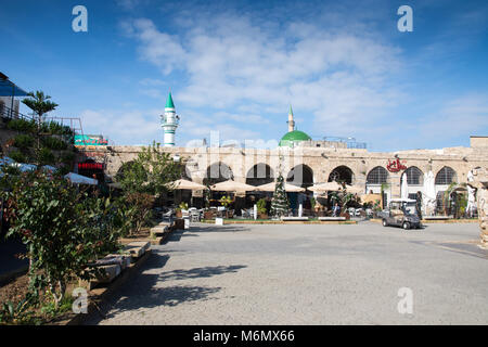 Israël, Acre, Ahmed Al Jazzar mosquée dans la vieille ville d'acre Banque D'Images