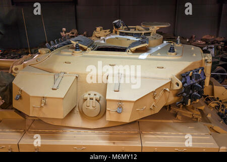 La zone de guerre terrestre de l'Imperial War Museum, Duxford, Cambridgeshire. Banque D'Images