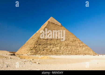 Pyramide de Khéphren, Le Caire, Egypte Banque D'Images