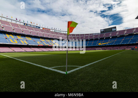 Barcelone, Espagne. 4e Mar, 2018. La Liga football, le FC Barcelone et l'Atlético de Madrid ; Crédit : Camp Nou UKKO Images/Alamy Live News Banque D'Images