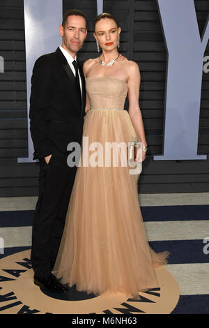 Los Angeles, CA, USA. 4e Mar, 2018. 04 mars 2018 - Los Angeles, Californie - Michael Polish, Kate Bosworth. 2018 Vanity Fair Oscar Party après la 90e Academy Awards tenue à l'Wallis Annenberg Center for the Performing Arts. Crédit photo : Birdie Thompson/AdMedia Crédit : Birdie Thompson/AdMedia/ZUMA/Alamy Fil Live News Banque D'Images