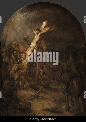 Rembrandt Harmenszoon van Rijn - Montée de la Croix Banque D'Images