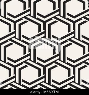 Seamless Vector abstract pattern. Texture minimaliste moderne et élégant. Répéter avec l'arrière-plan géométrique d'hexagones Illustration de Vecteur