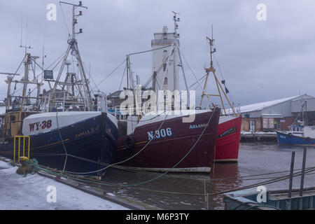 Bateaux de pêche de North Shields Banque D'Images