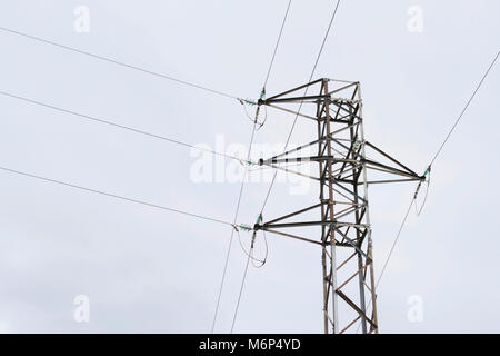 Tour haute tension Banque D'Images