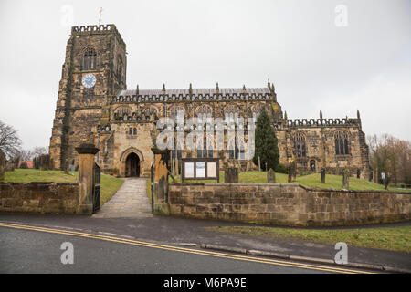 Dans l'église St.Marys Thirsk, North Yorkshire, Angleterre, Royaume-Uni Banque D'Images