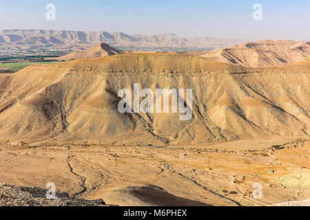 Escarpements près de Dirab road au sud-ouest de Riyad. Les photos prises depuis la route menant au plateau dans le désert. Banque D'Images