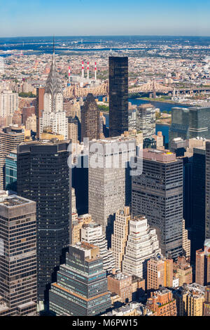Photo de midtown Manhattan cityscape in New York City. Banque D'Images