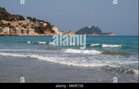 Alassio. Célèbre destination touristique en Ligurie (Italie) Banque D'Images