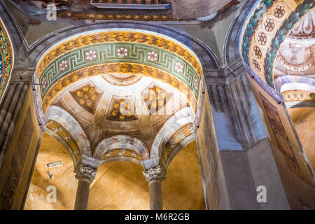 RAVENNA, ITALIE - février 25, 2018 : le magazine d'affaires américain Forbes a choisi de Ravenne et ses mosaïques dans la Basilique de Saint Vitalis comme l'un des 5 worl Banque D'Images