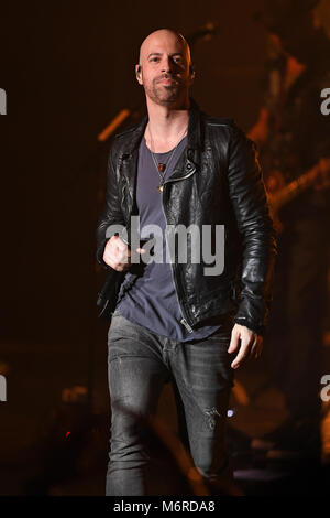 Fort Lauderdale, FL, USA. 05Th Mar, 2018. De Chris Daughtry Daughtry en prestation au Parker Playhouse le 5 mars 2018 à Fort Lauderdale en Floride. Credit : Mpi04/media/Alamy Punch Live News Banque D'Images