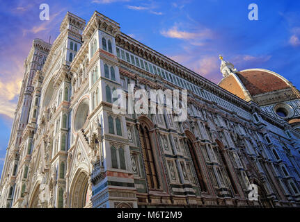 Vue de la cathédrale Duomo de Florence Banque D'Images