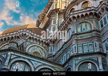 Vue de la cathédrale Duomo de Florence Banque D'Images