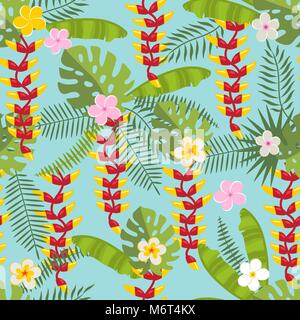 3 Modèle transparent tropical Illustration de Vecteur