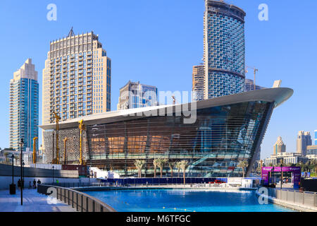 Dubaï, Émirats arabes unis - Dubaï : 29 Maintenant Opera Arts Centre, comme vu sur Maintenant 29, 2017 au quartier de l'Opéra, au centre-ville, le Cheikh Mohammed bin Rashid Boulevard, Dubai, Émirats Arabes Unis Banque D'Images