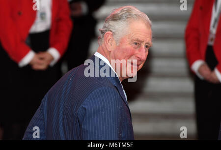 Le Prince de Galles assiste à la The Prince's Trust Awards au London Palladium. Banque D'Images