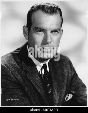 Fred MacMurray, Head and shoulders Portrait publicitaire pour le film, 'l'appartement', United Artists, 1960 Banque D'Images