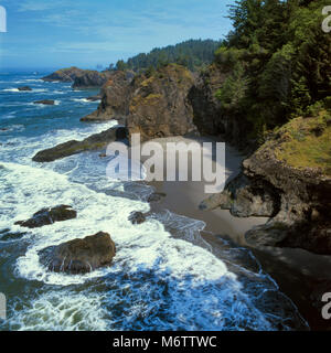 Littoral, Boardman State Park, comté de Curry, de l'Oregon Banque D'Images