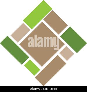 La qualité de bambou parquet Illustration de Vecteur