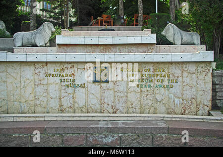 Ankara, Musée d'Civiluzations anatolienne, (Anadolu Medeniyetleri Muzesi), Hittite Fasillar Monument, Turquie Banque D'Images