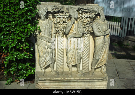 Ankara, Musée d'Civiluzations anatolienne, (Anadolu Medeniyetleri Muzesi), Secours Romain Statue, Turquie Banque D'Images