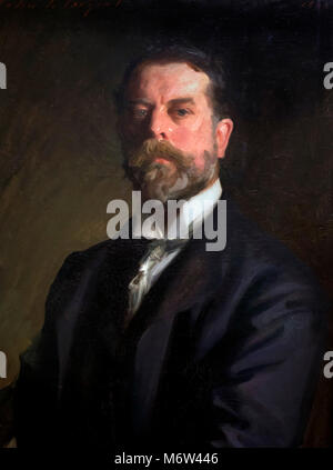 John Singer SARGENT (1856-1925), l'auto-portrait, huile sur toile, 1906 Banque D'Images