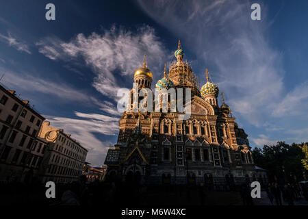 Eglise du Sauveur sur le Sang Versé, Saint Petersburg, Russie Banque D'Images