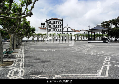 Convento de Nossa Senhora da Esperança, Ponta Delgada, Portugal Banque D'Images