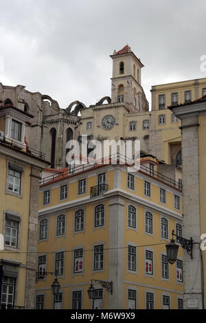 Eglise do Carmo, Lisbonne, Portugal Banque D'Images