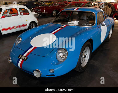 Un 1960, Porsche 356 B Carrera Abarth GTL1002, dans l'enclos de la London 2018 Classic Car Show Banque D'Images