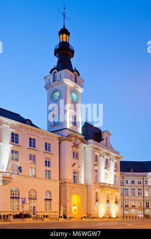 Jablonowski Palace (1773-1785 construit, reconstruit en 1997), ancien hôtel de ville, Place du Théâtre, Varsovie, Mazovie province, la Pologne, l'Europe. Banque D'Images