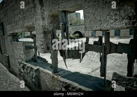 Pawiak. Prison construite en 1835. Au cours de la Seconde Guerre mondiale, la prison de la Gestapo. 37 000 prisonniers ont été exécutés, 60 000 transportés dans des camps de concentration. Depuis le 1er Banque D'Images