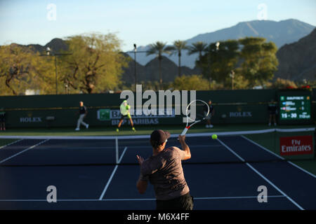 INDIAN WELLS, CA - 05 mars : BNP Paribas Open à Indian Wells le jardin Tennis le 6 mars 2018 à Indian Wells, en Californie. Credit : Mauricio Paiz/Alamy Live News Banque D'Images