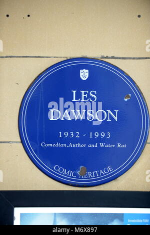 Les plaques du patrimoine Dawson Banque D'Images