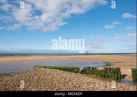Omaha Beach en Normandie, France. Banque D'Images