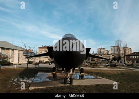 Une tornade GR 1B modèle 1978 avions de combat affichée à la cour du Musée National d'Histoire Militaire (NMMH) dans la ville de Sofia la capitale de la Bulgarie. Banque D'Images