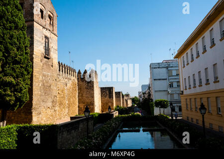 Muraille de la rue Cairuán, Muralla de la calle Cairuán, murs de Cordoue, Murallas de Córdoba, Andalousie, Espagne Banque D'Images