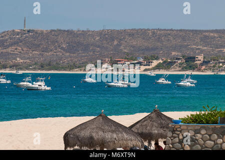 Bateaux dans Los Barriles, Baja California Sur, Mexique Banque D'Images