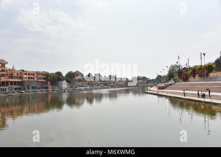 Ram ghat, Ujjain, Madhya Pradesh, Inde Banque D'Images